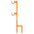Champion Impact Steel Double Target Hanger 1/4" Orange - 44915C
