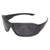 Edge Hamel Safety Glasses Black with Black G15 Vapor Shield Lens Thin Temple Frame - XH61-G15-TT