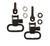 GrovTec Wood Screw Fore End Swivels - GTSW23