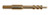 J. Dewey Brass Rifle Jag - Female Thread 8-36 .24 cal/6mm - 24J