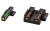HIVIZ LiteWave H3 Orange/Green Litepipe White ring for M&P fullsize and compact in all calibers - MPN421