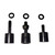 Outdoor Connection Push Button QD Swivel Bases - PB-5