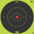 Pro-Shot Splatter Shot 12 in Green Bullseye Tag Paper Target 5/ct - 12B-GREEN-TG-5PK