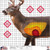 Pro-Shot Whitetail Deer Sight In Target 25" X 25" 5/ct - WDSI-5PK