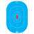 Pro-Shot Splattershot Silhouette Insert Paper Target Hi-Vis 12"x18" 8/ct - SILH-INTP-BLUE-8PK