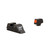 Trijicon HD Night Sight MOS fit rear Orange front for Glock Models 17-39 - GL114-C-601089