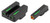 Truglo TFX Pro Tritium/Fiber-Optic Day/Night Sights Fit CZ 75 Series (Most Models) - Front Orange/Green Rear - TG13CZ1PC Truglo TFX Pro Tritium/Fiber-Optic Day/Night Sights Fit CZ 75 Series (Most Models) - Front Orange/Green Rear - TG13CZ1PC