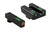 Truglo TFX Pro Tritium/Fiber-Optic Day/Night Sights Fit Glock 17 17L 19 23 24 26 27 33 34 35 38 39 45 - Orange Outline Front/Rear Green - TG13GL1PC