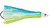 Luhr Jensen 2241-002-1522 Jensen - Flash Fly, 2", #4 Hooks, Glow Blue - 2241-002-1522