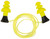 Allen 4118 Tethered Silicone Ear Plugs 26 dB Yellow 3 Pair - 4118