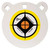 EZAim 15597 Hardrock  6 AR500 Steel Gong Shooting Target .50 Thickness White  Yellow  Black - 15597