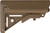 B5 Systems SOP1076 Enhanced SOPMOD Coyote Brown Synthetic for ARPlatform with MilSpec Receiver Extension Tube Not Included - SOP1076