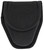 Bianchi 18772 7317 Double Handcuff Case Accumold Black Textured 22.25 Hook  Loop - 18772