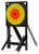 Birchwood Casey LCSPLR Large Range Spoiler Alert 10 OrangeYellow AR500 Steel Bullseye 0.50 Thick Includes Crosshair Sticker - LCSPLR