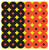 Birchwood Casey 34117 ShootNC Reactive Target SelfAdhesive Paper Circle wDiamond Center 432 Pasters - 34117