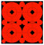 Birchwood Casey 33903 Target Spots  SelfAdhesive Paper BlackOrange 3 Bullseye 40 Pack - 33903
