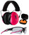 Browning 126373 Range Kit  Foam Plastic with Foam 27 dB 36 dB Over the Head Orange PinkBlack Women - 126373