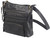 Bulldog BDP038 Cross Body Purse wHolster Black Leather Most Sm Pistols  Revolvers Ambidextrous Hand - BDP038