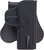 Bulldog RRG17 Rapid Release  OWB Black Polymer Paddle Compatible wGlock 17 Right Hand - RRG17