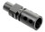 CMMG 57DA5BE Flash Hider  Black Steel with M12x1 LH Threads for 5.7x28mm FN PS90 - 57DA5BE