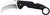 Cold Steel CS22C Tiger Claw  3.50 Folding Hawkbill Plain Stonewashed American S35VN Blade6 Matte Black wRing G10 Handle Includes Belt Clip - CS22C