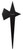 Cold Steel CS80TEMPZ Templar Thrower 1050 High Carbon Blade 14 Long - CS80TEMPZ