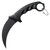 Cold Steel CS92FK FGX  4 Fixed Plain Karambit Black GrivEx BladeBlack GrivEx wOvermold KrayEx Handle - CS92FK