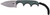 CRKT 2396 Minimalist  2.15 Fixed Spear Point Plain Stonewashed 8Cr13MoV SS BladeGreen Polished Resin Infused Fiber Handle - 2396