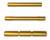 Cross Armory CRGPSGD 3 Pin Set  Compatible wGlock Gen13 Gold Steel - CRGPSGD