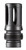Dead Air DA121 Xeno Flash Hider Black Nitride 4140 Steel with 1228 tpi Threads 2.16 OAL  .99 Diameter - DA121