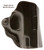DeSantis Gunhide 019BB7WZ0 Mini Scabbard  OWB Black Leather Belt Slide Fits Springfield Prodigy wwo Red Dot Fits 4.25 Barrel Left Hand - 019BB7WZ0