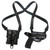 Galco MC224B Miami Classic Shoulder System Size Fits Chest Up To 56 Black Leather Compatible wGlock 19 Gen1517 Gen1522 Gen25 Right Hand - MC224B
