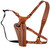 Galco GA128 Great Alaskan  Size Fits Chest Up To 54 Tan Leather ShoulderTorso Strap Fits Ruger GP100 Fits SW L Frame Right Hand - GA128