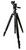 KOPF Jager KJ85003K Folding Tripod K700 Tripod made of Aluminum with Black Finish Adjustable Reaper Rail 3Level Leg Extension 2187 Degree Pan  Tilt - KJ85003K