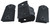 Pearce Grip PGM1911 Modular Grip System  Black Rubber for 1911 Government - PGM1911
