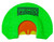 Primos PS1267 The Lucy  Diaphragm Call Triple Reed Turkey Hen Sounds Attracts Turkey Green Plastic Bat Cut - PS1267