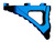 Rise Armament RA030BLU Micro Hand Stop  Skeletonized Patriot Blue Aluminum for MLOK Handgaurd - RA030BLU