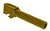 Rival Arms RA20G201E Precision V1 DropIn Barrel 9mm Luger 4.02 Gold PVD Finish 416R Stainless Steel Material for Glock 19 Gen34 - RA20G201E