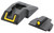 Ruger 90649 Security 9 Sight Set  BlackYellow - 90649