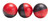 RWSUmarex 2292309 Defense Pepper Balls RedBlack 10ct - 2292309