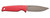 S.O.G SOG17790257 Altair FX  3.40 Fixed Clip Point Plain Satin TiCN Cryo CPM 154 SS Blade Canyon Red GRN Handle Includes Sheath - SOG17790257
