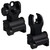 Samson QFHKA2PKG Quick Flip Folding Sights FrontHK  Rear A2  Black Anodized for AR15 - QFHKA2PKG
