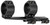 Sightmark SM34022 Tactical 34mm Fixed Cantilever Scope MountRing Combo Matte Black - SM34022
