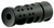 Spikes Tactical SBV1065 R2 Muzzle Brake Black Nitride 416R Stainless Steel with 1228 tpi Threads for 5.56x45mm NATO - SBV1065