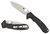 Spyderco C234CFP Amalgam  3.80 Folding Drop Point Plain Satin CPM S30V SS BladeBlack Textured Carbon FiberG10 Handle Includes Pocket Clip - C234CFP