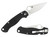 Spyderco C81GPLE2 Para Military 2  3.42 Folding Plain Satin CPM S45VN SS Blade Black Textured G10 Handle Left Hand Includes Pocket Clip - C81GPLE2