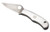 Spyderco C133P Bug  1.27 Folding Drop Point Plain 3Cr13MoV SS Blade Engraved Spyderco Bug Stainless Steel Handle - C133P
