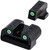 TruGlo TG231S2 Tritium  Black  Green Tritium Front Sight Green Tritium Rear Sight - TG231S2