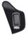 Uncle Mikes 89161 Inside The Pants Holster IWB Size 16 Black Suede Like Belt Clip Fits MedLarge Semi Autos Fits 3.253.75 Barrel Right Hand - 89161