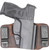Versacarry INS201365 Insurgent Deluxe IWBOWB Brown Polymer Belt Clip Fits Sig P365 Right Hand - INS201365